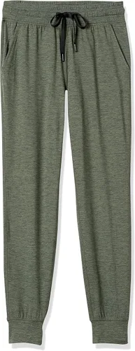Vista 5 de Tienda Essentials Pantalón deportivo elástico Brushed Tech para mujer (disponible en tallas extragrandes)