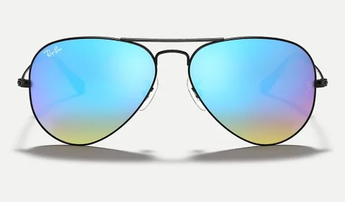 Vista 6 de Ray-Ban RB3025 - Lentes de sol de aviador de metal para hombre y mujer + paquete con kit de cuidado de gafas iWear de diseñador