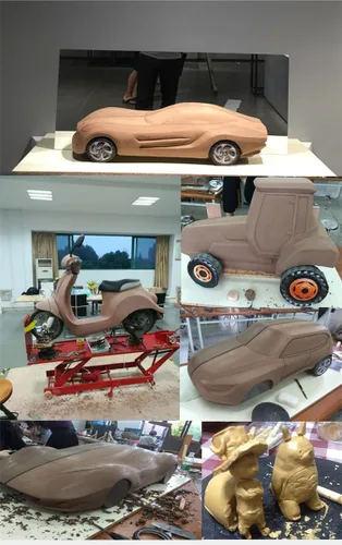 Vista 4 de Arcilla profesional de diseño automotriz, 31.75 oz de arcilla para esculpir a base de aceite que no se seca para modelos de automóviles, creación