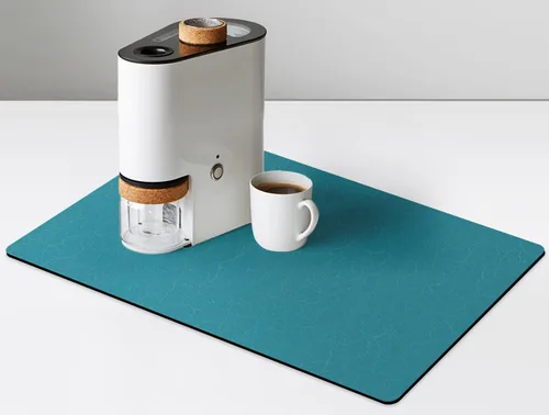 Vista 25 de Alfombrilla Divertida para Cafetera - Bandeja Espresso para Barra de Café Bajo Alfombrilla para Cafetera, Alfombrilla para Cafetera para Encimera