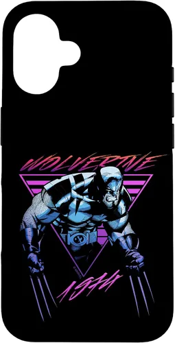 Vista 32 de Marvel X-Men Wolverine 1974 - Carcasa de neón para iPhone 17