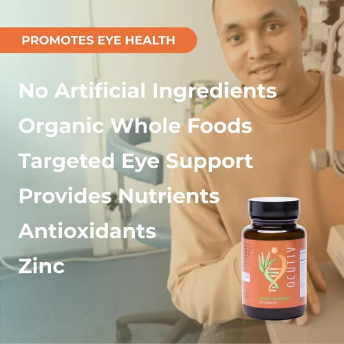 Vista 4 de Youngevity Ocutiv Suplemento para la salud ocular - 30 cápsulas - Paquete de 2