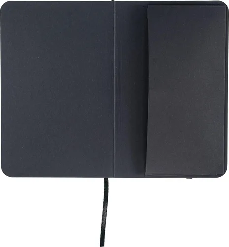 Vista 5 de Fabriano Ecoqua Plus - Cuaderno encuadernado con puntadas, 3.5 x 5.5 pulgadas, punteado, negro