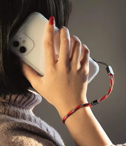 Vista 2 de Ringke Correa de muñeca de paracaídas, cordón ajustable para teléfono celular, cámara, unidad flash USB e insignia de identificación