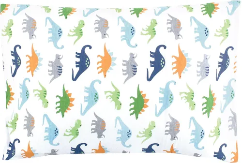 Vista 56 de Hudson Baby Funda de almohada unisex de algodón para bebé, Animal Adventure, talla única