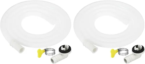 Vista 14 de PATIKIL Kit de drenaje de aire acondicionado de 3.3 pies, conector de drenaje universal, manguera de drenaje de CA con abrazadera para grifo