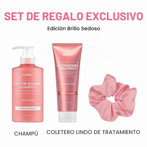 Vista 2 de KUNDAL Set de Champú y Acondicionador de Unión de Proteínas para Cuidado del Cabello Coreano, Reparación de Daños, Control del Frizz, Protección
