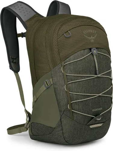 Vista 3 de Osprey Mochila Quasar Commuter, azul Atlas/gris jaspeado