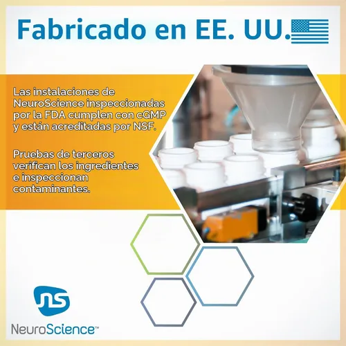 Vista 8 de NeuroScience Serene - Soporte para el sueño y el estado de ánimo con 5-HTP, folato activo + B6 (60 cápsulas) Promueve el equilibrio