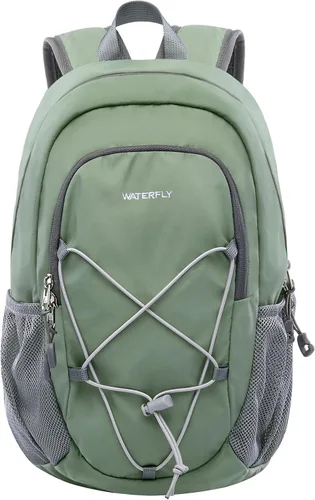 Vista 18 de WATERFLY Mochila de Senderismo Pequeña de 12L: Mochila de Día Ligera Bolsa de Viaje Camping Fitness Ciclismo Deportes al Aire Libre Mochila Diaria