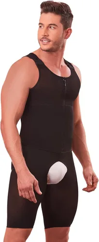 Vista 2 de SHAPE CONCEPT Fajas colombianas para hombres y hombres, faja de alta compresión, moldeadora de cuerpo para hombres 061 064