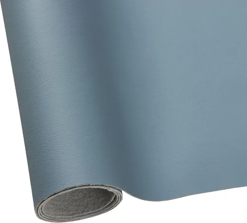 Vista 9 de Hojas de cuero sintético para manualidades, un rollo de superficie lisa mate, hojas de tela de cuero sólido, 12 x 53 pulgadas (11.8 in x 53.1 in)