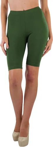 Vista 5 de ToBeInStyle Pantalones cortos de mezcla de algodón y elastano de 21 pulgadas para mujer