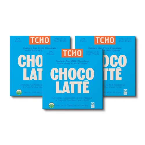Vista 11 de TCHO Aww Nuts! Barras de chocolate negro 75% (paquete de 3) A base de plantas, orgánicas y de comercio justo, sin OMG, sin lácteos, veganas, sin