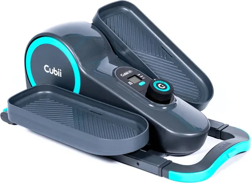 Vista 4 de Cubii GO - Ejercitador de Pedales Elípticos para Debajo del Escritorio, con Pantalla LCD de Rastreador de Fitness, Resistencia Ajustable, Fitness