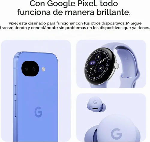 Vista 10 de Google Pixel 10a - Batería de más de 30 horas, entrenador de cámara, Gemini Baya