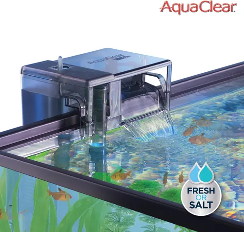 Vista 2 de AquaClear 70 insertos de carbón activado, medios de repuesto de filtro de acuario, paquete de 3, A1386, blanco