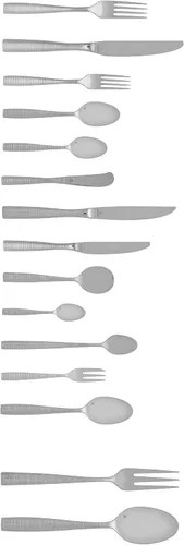 Vista 5 de Fortessa Ringo - Cuchillo de mantequilla de acero inoxidable 18/10 con mango sólido, 12