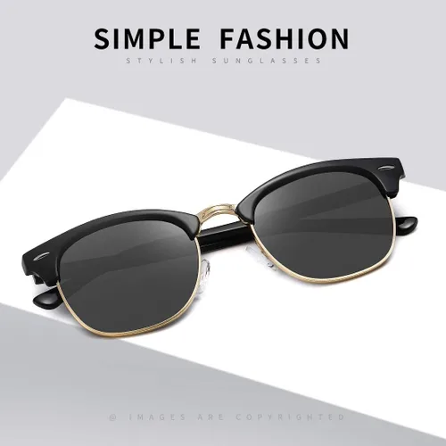 Vista 2 de AEVOGUE Polarized Sunglasses For Women And Men Semi Rimless Frame Retro Sun Glasses AE0369