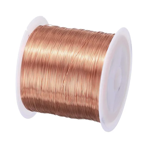 Vista 114 de MECCANIXITY - Alambre magnético de calibre 46 AWG - 0.04mm Hilo de cobre esmaltado - Bobina de alambre magnético de 14669 pies (4471m) - 50g Grado F