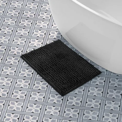 Vista 40 de Laura Ashley - Juego de 2 tapetes de baño de chenilla suave, 20 x 34 pulgadas, color azul