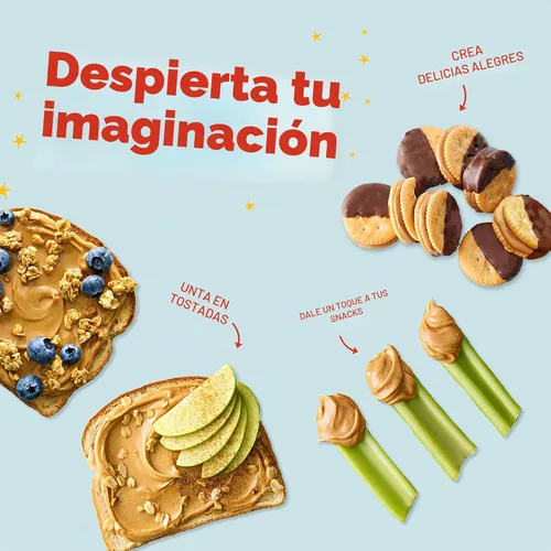 Vista 7 de Peter Pan Mantequilla cremosa de maní, sin gluten, tarro de 16.3 onzas