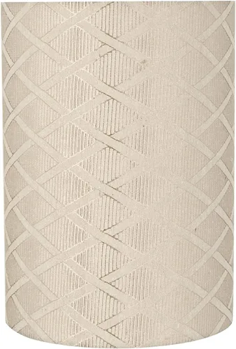 Vista 3 de Aspen Creative 31265A - Pantalla de lámpara de construcción de araña con forma de tambor de transición (cilindro) en marrón, 8 pulgadas de ancho