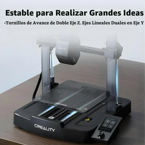 Vista 7 de Impresora 3D oficial Creality Ender 3 V3 SE, Ender 3 mejorada, impresora 3D rápida de 9.843 in/s 98.425 in/s², nivelación automática, extrusora