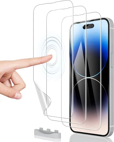 Vista 11 de Paquete de 3 protectores de pantalla flexibles para iPhone 12 Pro Max, película de hidrogel de TPU suave irrompible para iPhone 12 Pro Max