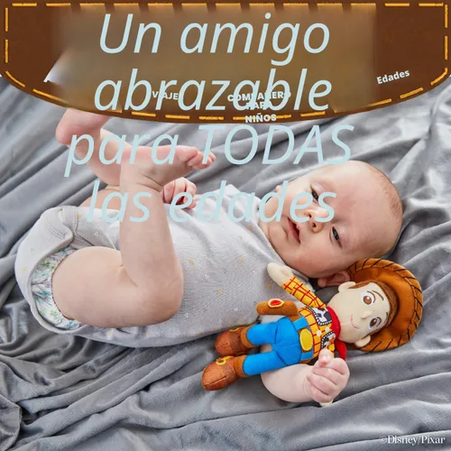 Vista 5 de Disney Baby Toy Story - Peluche grande de 8 pulgadas, Woody