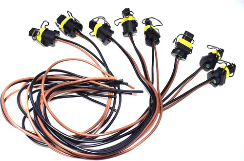 Vista 4 de Coleta de la válvula del conector IPR del inyector 8PCS para el diesel de 6,0 7,3 Ford PowerStroke