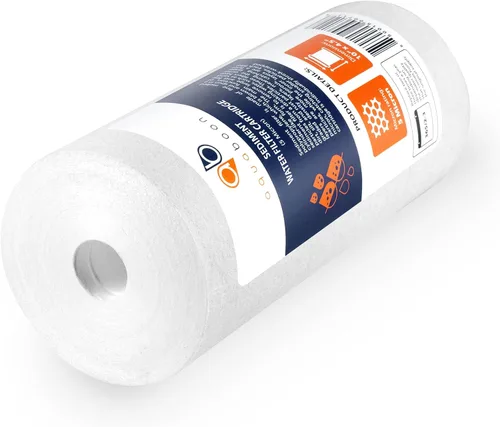 Vista 6 de Aquaboon Filtro de Repuesto de Sedimentos de Agua de Pozo de 5 Micrones 10 x 4.5 Cartucho de Filtro de Agua para Toda la Casa Compatible