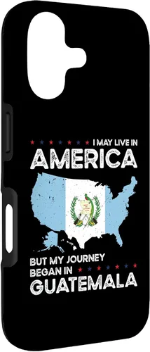 Vista 3 de Funda para iPhone 17, diseño de patriota guatemalteco estadounidense