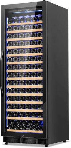 Vista 13 de Refrigerador de bebidas de 17 pulgadas de ancho – Enfriador de bebidas para 126 latas con puerta de vidrio Mini refrigerador de cerveza