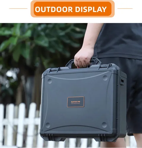 Vista 7 de Funda rígida impermeable para DJI AIR 3, funda de transporte rígida para Air 3 Drone/Fly More Combo, accesorios RC 2/RC-N2, resistente y resistente