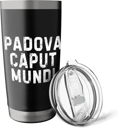 Vista 5 de Padova Caput Mundi Città Simpatica Uomo Donna Bambino - Vaso aislado de acero inoxidable