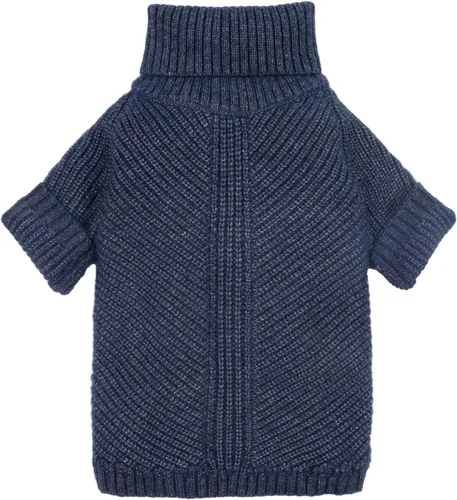 Vista 14 de Fitwarm Suéter de cuello alto para perro, abrigo térmico de punto para mascotas, ropa de invierno para perros pequeños, ropa de gato, negro, XS