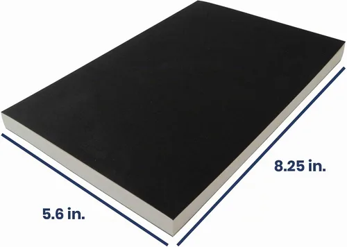 Vista 2 de Cuaderno de bocetos LayFlat - 14 x 21 cm - Cuaderno en blanco negro, 64 hojas, papel grueso de 100 g/m²..