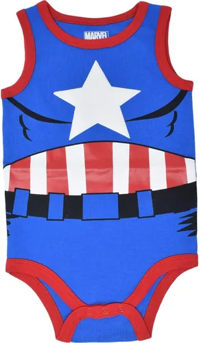 Vista 2 de Marvel Vengadores Capitán América Iron Man Hulk Baby 5 Pack Body