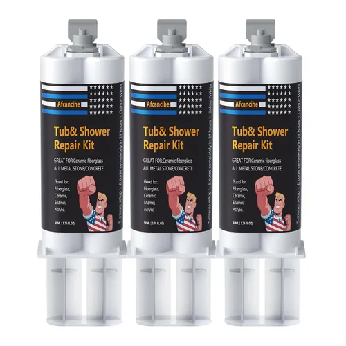 Vista 8 de Kit de reparación de bañera blanco, excelente para ducha de fibra de vidrio marina, fregadero de porcelana, cerámica, parche de bañera de acrílico