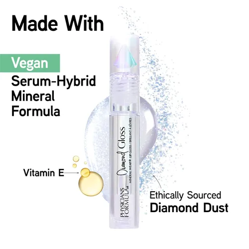Vista 5 de Physicians Formula Mineral Wear Diamond Gloss Crystal Clear