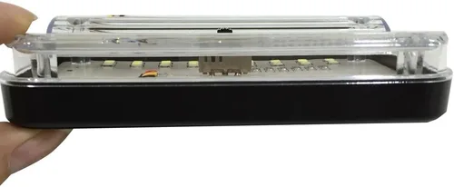 Vista 3 de Repuesto de Luz de Domo de Auto 12v-LEDLight de 4,3 pulgadas- 36 LEDs Blancos RV – Lámpara con Interruptor de Puerta Slim Luces de Techo