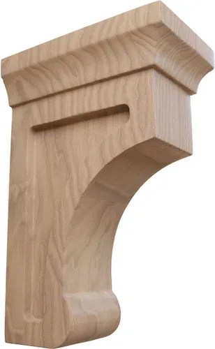 Vista 22 de Ekena Millwork Gomez - Soporte de madera, BKTW02X04X06GORW Madera de caucho.