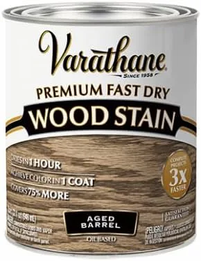 Vista 2 de Rust-Oleum Varathane Premium - Tinte para madera envejecida con base de aceite interior de secado rápido, 1 cuarto de galón
