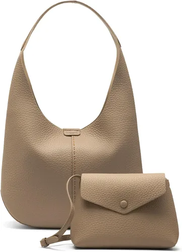 Vista 35 de NEWBELLA Bolso Hobo para mujer - Bolso de hombro y bandolera de cuero sintético, bolso de mano espacioso para el trabajo y uso diario