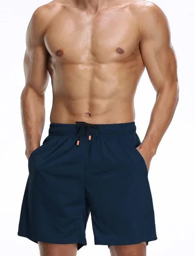 Vista 2 de NELEUS Pantalones cortos de correr para hombre de 7 pulgadas con bolsillos