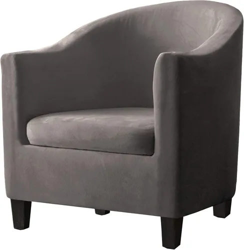 Vista 27 de Fundas de terciopelo para sillones, fundas de elastano para sillones, fundas elásticas para sillas de bañera, fundas protectoras para muebles, funda