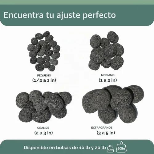 Vista 8 de Rocas de lava negra para hoguera, rocas de chimenea de gas, 2 a 3 pulgadas, 10 libras