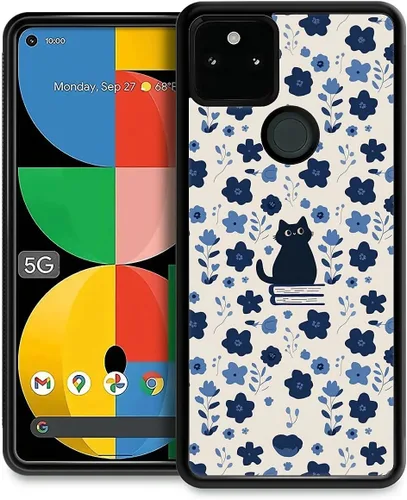 Vista 91 de Compatible con Google Pixel 4A 5G Mobile Case Creative Acrylic Back Panel Silicona Edge Case Slim Protección Especialmente para Google Pixel 4A 5G