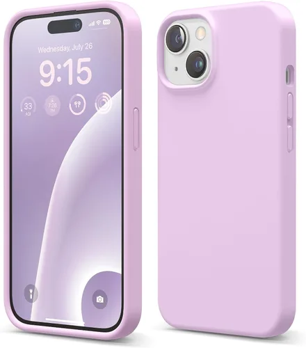 Vista 37 de elago Compatible con Funda para iPhone 15, Funda de Silicona Líquida, Cubierta Protectora de Cuerpo Completo, Resistente a Golpes, Diseño Delgado